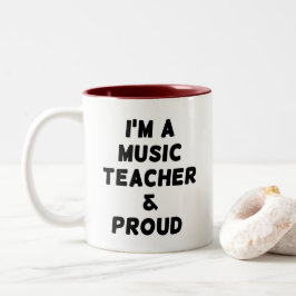 JAG ÄR EN MUSIKLÄRARE & STOLT Tvåtons KAFFEKOPP