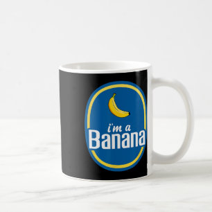 Jag är en Nana Costume Halloween Fruit Sticker-Gul Kaffemugg