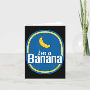 Jag är en Nana Costume Halloween Fruit Sticker-Gul Kort