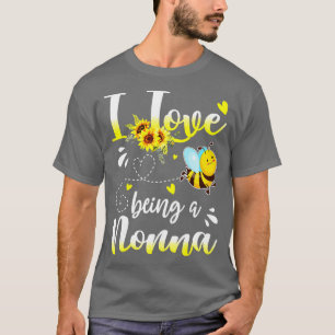 Jag är en nansolrosa och bin Älskare i Kärlek T Shirt