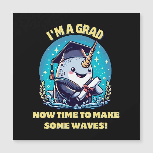 Jag är en narvalutexaminerad! Nu är det dags att g (Framsida)