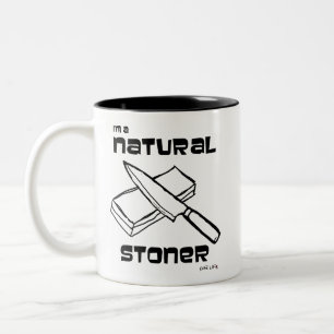 Jag är en naturstoner Två-Tonad mugg