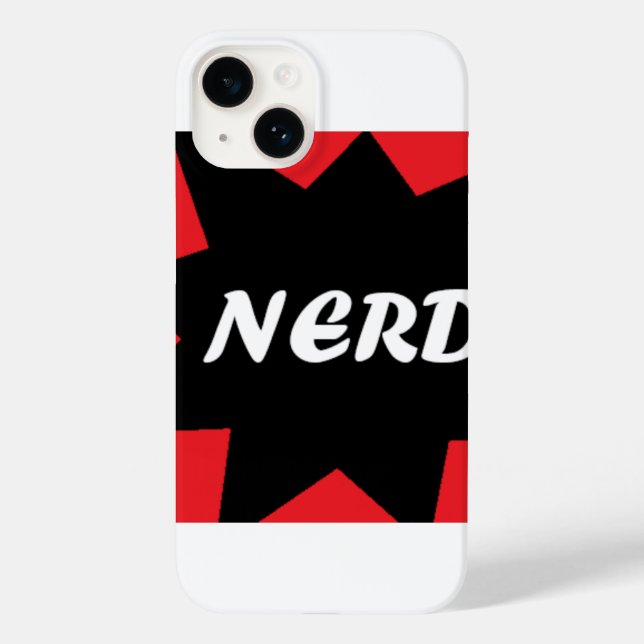 JAG ÄR EN NERD iphone case (Baksida)