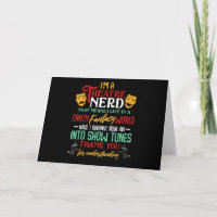 Jag Är En Nerd Skådespelare På Scen Skådespelare Ä