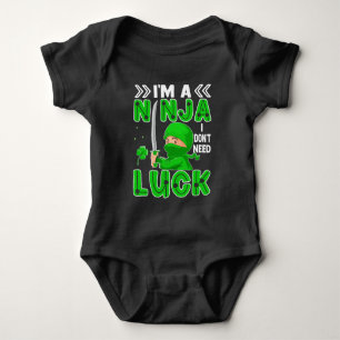 Jag är en ninja, jag behöver inte tur St. Patrick' T Shirt