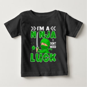 Jag är en ninja, jag behöver inte tur St. Patrick' T Shirt