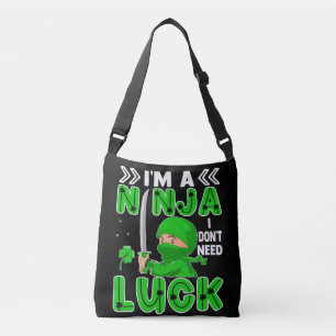 Jag är en Ninja jag inte behöver Tur St. Patrick's Axelväska