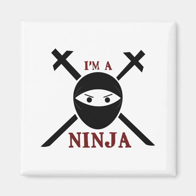 Jag är en Ninja Magnet (Framsidan)