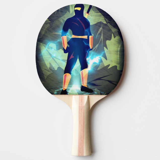 Jag är en Ninja Ping Pong Paddle Pingisracket (Framsidan)