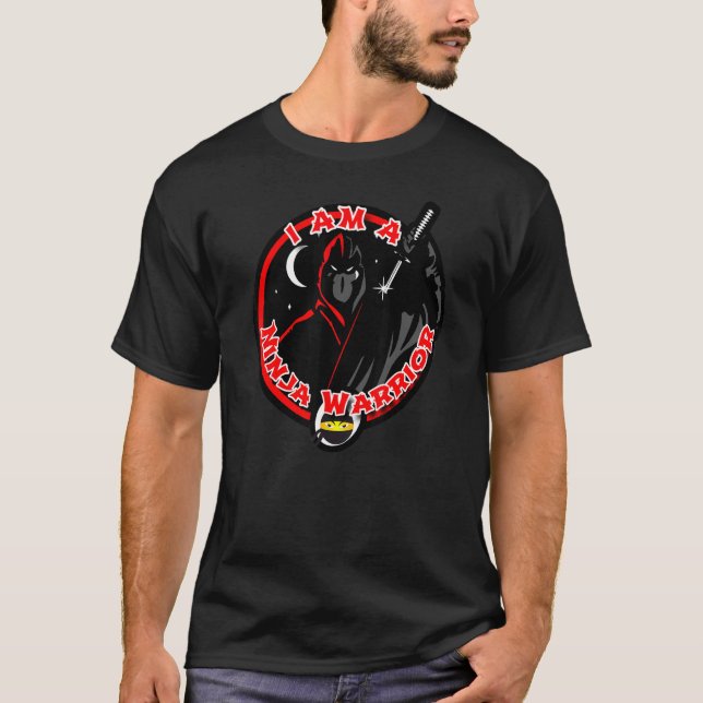 Jag är en Ninja Warrior T Shirt (Framsida)