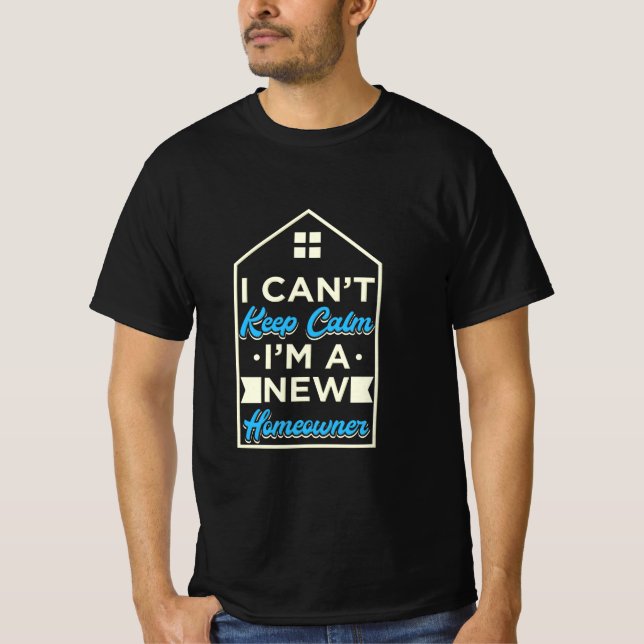 Jag är en ny husägare t shirt (Framsida)