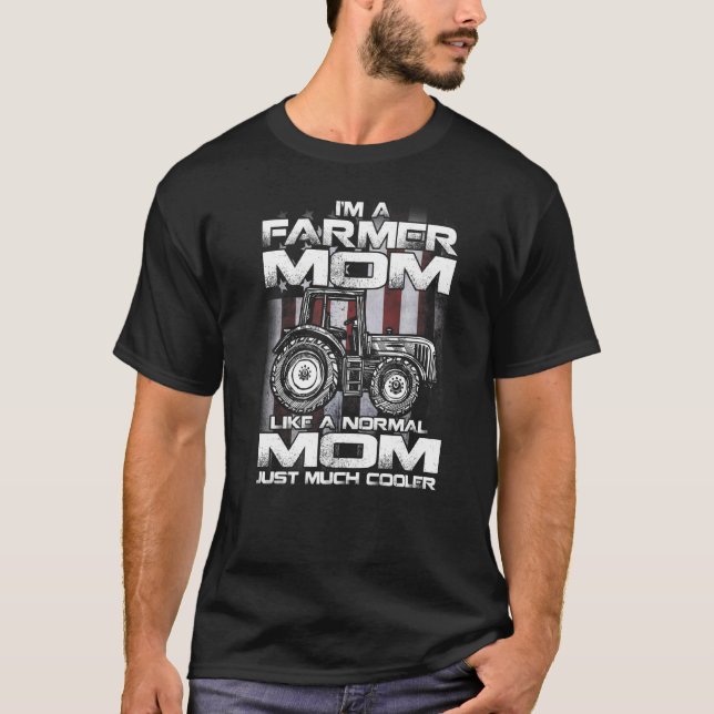 Jag är en odlare Mamma som en vanlig morfar. T Shirt (Framsida)