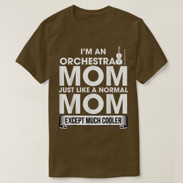 Jag är en Orchestra Mamma Funny Gift Tee (Design framsida)