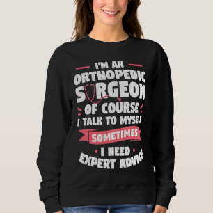 Jag är en ortopedisk kirurg som jag pratar med min t shirt