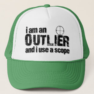 Jag är en OUTLIER...Rädda mig. Truckerkeps