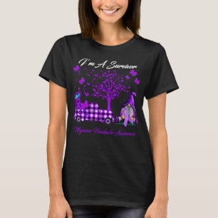 Jag är en överlevande migraine-huvudvärk t shirt