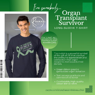 Jag är en överlevare av en organtransplantation - t shirt