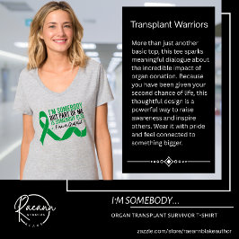 Jag är en överlevare vars organdonator gav sitt li t shirt