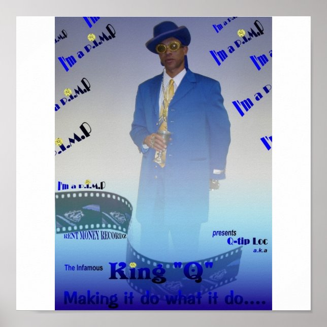 Jag är en P.I.M.P Poster (Framsidan)