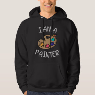Jag är en Painter Hoodie