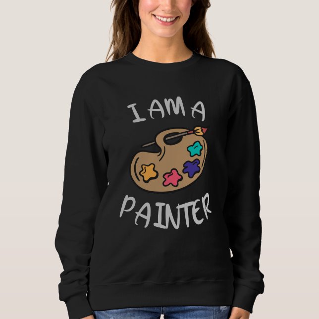 Jag är en Painter T Shirt (Framsida)