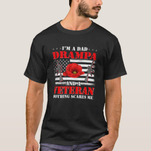 Jag är en Pappa-drampa och ett veteranskt ingentin T Shirt