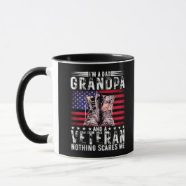 Jag är en pappa farfar veteran rolig pappa pension mugg