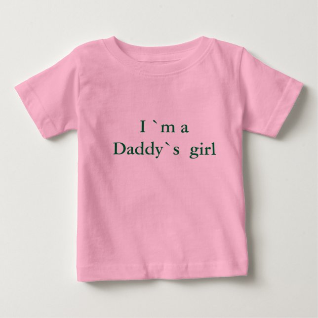 Jag är en pappa-flicka tee shirt (Framsida)