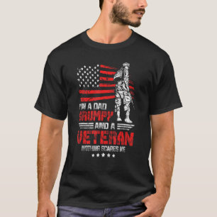 Jag är en Pappa-grumpy och en veteransk amerikansk T Shirt