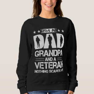 Jag är en Pappa morfar och ett veteranskt inget Sk T Shirt