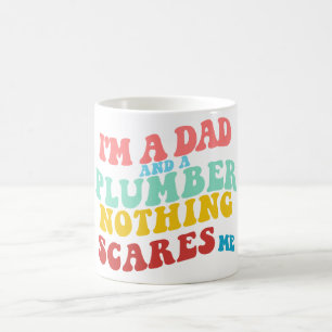 JAG ÄR EN PAPPA OCH EN PLUMBER SKRÄMMER INGENTING KAFFEMUGG