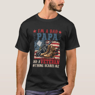 Jag är en Pappa Pappa och en veterankostrumsfamilj T Shirt