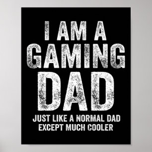 Jag är en Pappa-spelspelare som ger dig videoklipp Poster