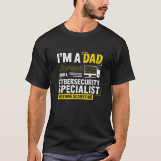 Jag är en Pappa-vänlig it-säkerhet för cybersäkerh T Shirt