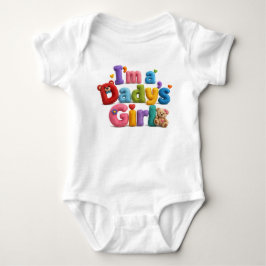 Jag är en pappas flicka färg t shirt
