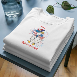Jag Är En Patriotisk Gås Amerikansk Helgdag T Shirt
