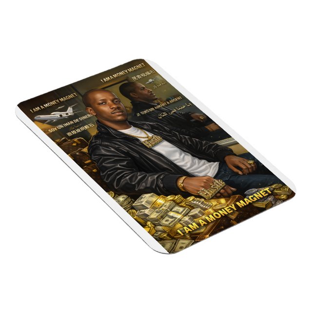 JAG ÄR EN PENNINGMAGNET MAGNETISK KORT MAGNET (Högersidan)