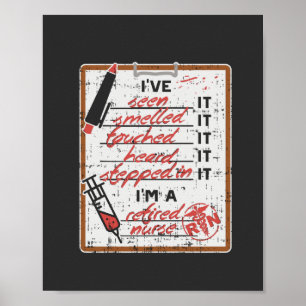 Jag är en pensionerad sjuksköterska poster