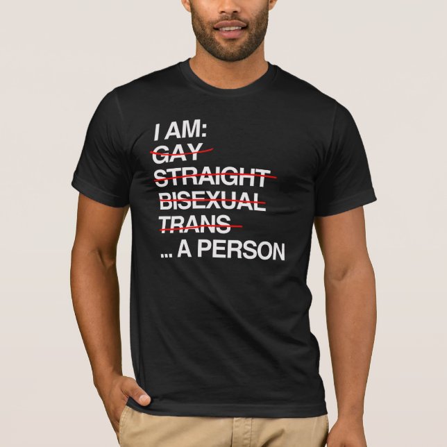 JAG ÄR EN PERSON T SHIRT (Framsida)