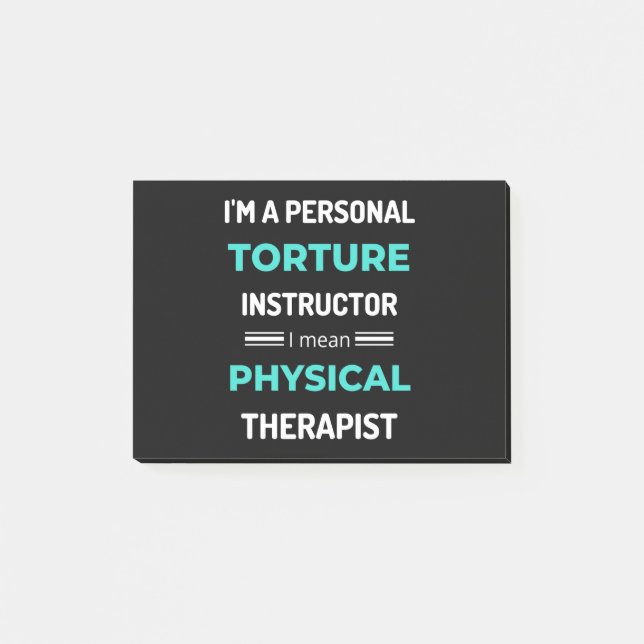 Jag är en personlig tortyrinformatör i Elaket Fysi Post-it Block (Framsida)