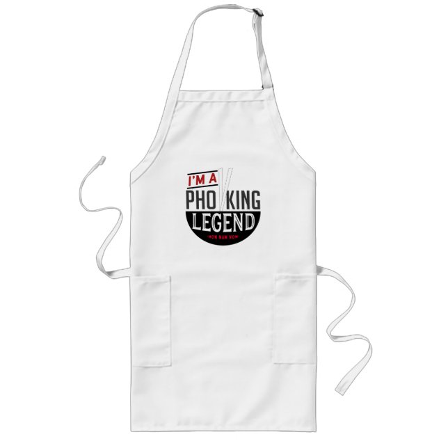 Jag är en Pho-Kung Legend Apron Långt Förkläde (Framsidan)