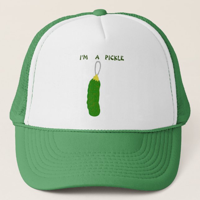 JAG ÄR EN PICKLE-TRUCKER'S CAP KEPS (Framsida)