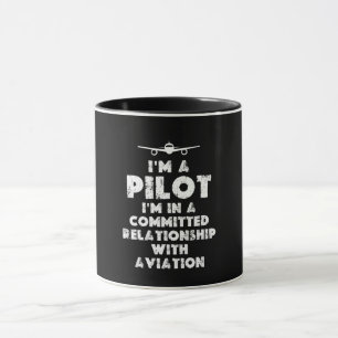 Jag är en Pilot Funny Mugg