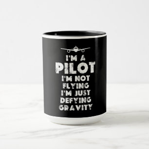 Jag är en Pilot Funny Mugg
