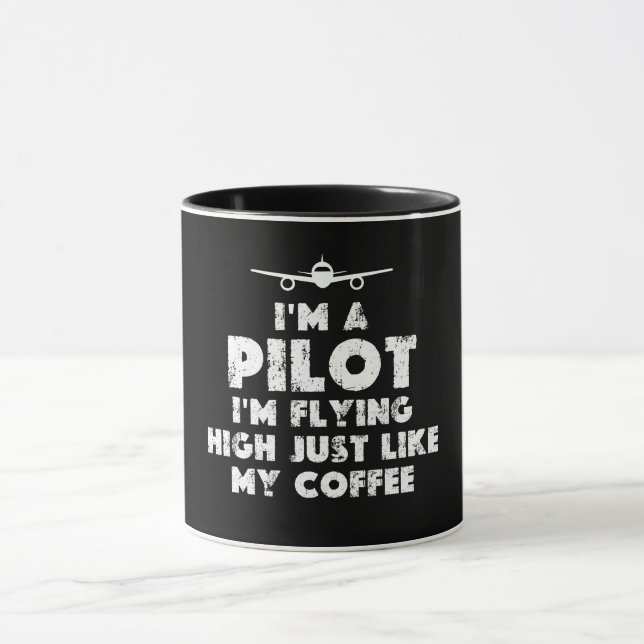Jag är en pilot som flyger på High Funy Mugg (Center)
