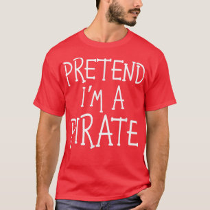 Jag är en Pirat Costume Funny Halloween Kids T Shirt