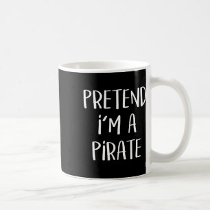 Jag är en Pirat Costume Party Roligt Halloween P Kaffemugg