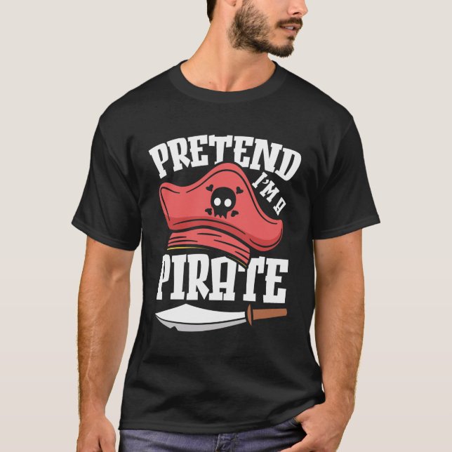 Jag är en Pirat T Shirt (Framsida)