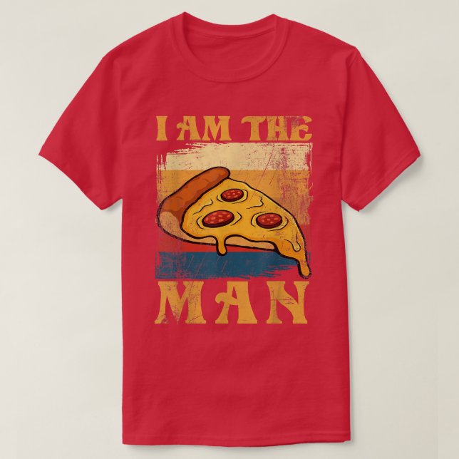 Jag är en Pizza Man Tee, 575 940 kvinnor. T Shirt (Design framsida)
