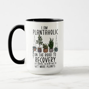 Jag är en planetolik i Recovery Funny Plant Mamma Mugg
